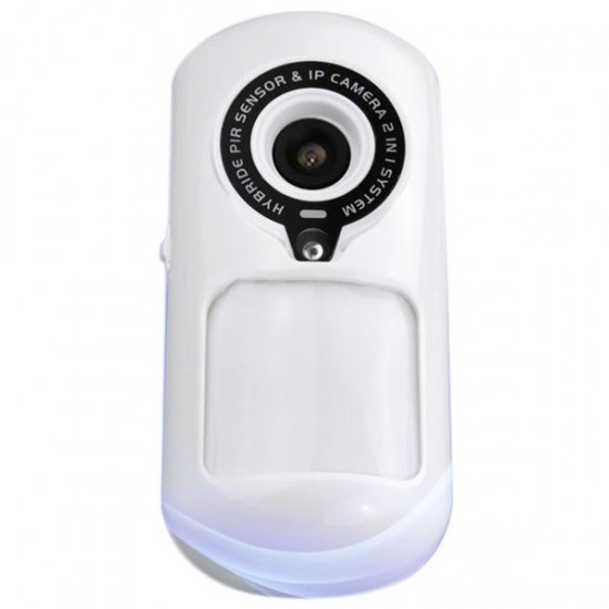 2 in 1 HD Burglar Alarm Monitor PIR Sensor Motion Detection Linkage Alarm Video Camera APP Control