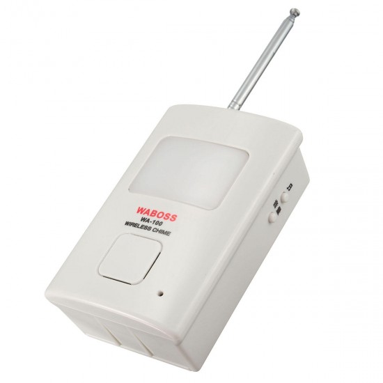 300-500Feet Wireless Alarm PIR Motion Sensor Detector Portable Safety Alert Home Security Alarm