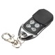 4 Button 433MHz Black Garage Gate Key Remote Control Replacement For RCG12C