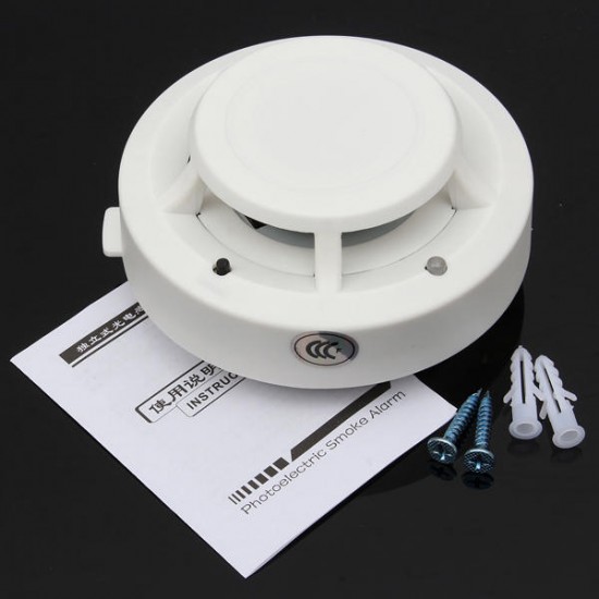 Wireless Smoke Detector Home Security Fire Alarm Photoelectric Sensor System Wireless Smoke Detector Home Security Fire Alarm Photoelectric Sensor System