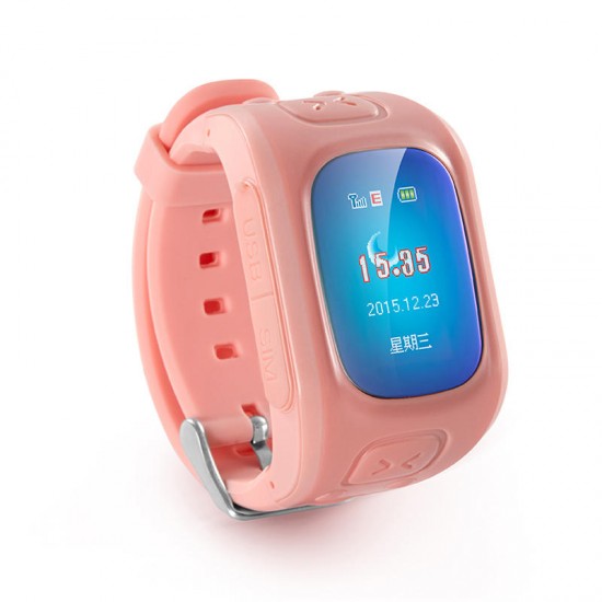 Anti Lost Children Kids Smart GPS+LBS+WIFI Tracker Wrist Watch SOS Call Phone
