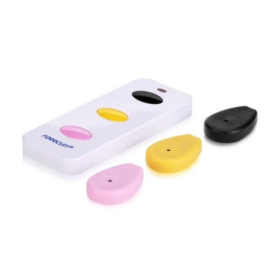 Forecum 3-in-1 Remote Wireless Anti Lost Electronic Key Wallet Finder Alarm