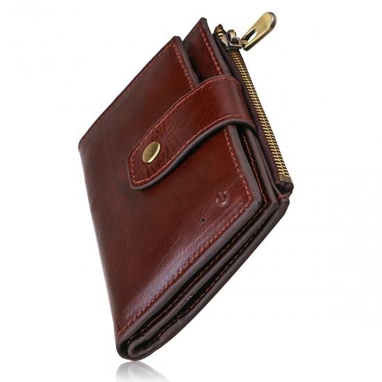 Genuine Leather Bluetooth Smart Wallet Anti Lost Locator Finder GPS Tracker Device Men Purse