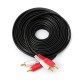 10M/ 33Ft Dual RCA to RCA Audio Video AV Cable For HDTV DVD VCR Stereo