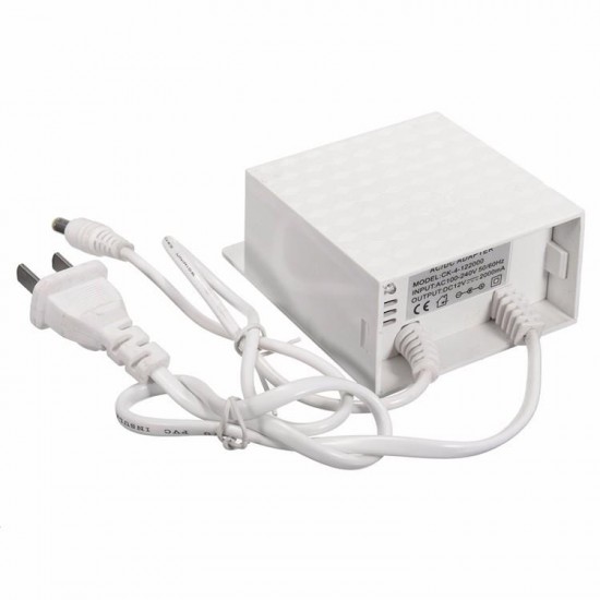 12V 2A DC AC Waterproof Adapter Power Supply Outdoor 5.5mmx2.5mm for CCTV Security Camera LED Strip