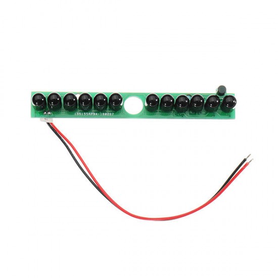 12pcs IR LEDs Infrared Illuminator Board Invisible No Red Light 940nm 60 Degree LED Lamp for Camera