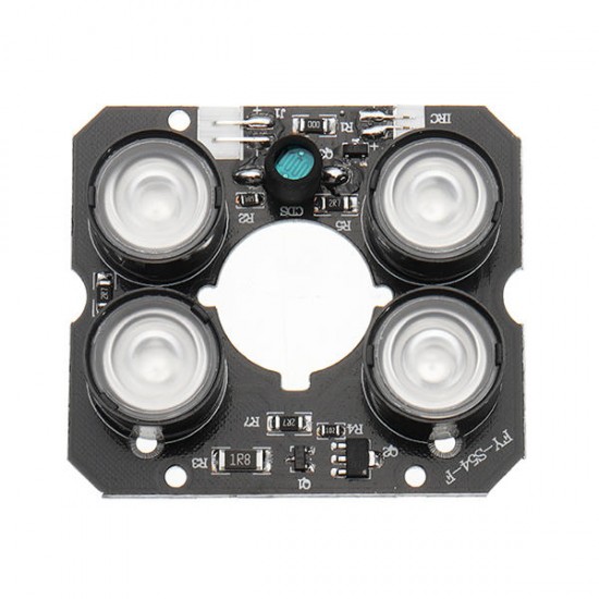 2Pcs 4 Array IR LEDs IR Infrared Illuminator Board for Security Bullet Indoor Outdoor CCTV Camera 2Pcs 4 Array IR LEDs IR Infrared Illuminator Board for Security Bullet Indoor Outdoor CCTV Camera