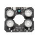 2Pcs 4 Array IR LEDs IR Infrared Illuminator Board for Security Bullet Indoor Outdoor CCTV Camera 2Pcs 4 Array IR LEDs IR Infrared Illuminator Board for Security Bullet Indoor Outdoor CCTV Camera