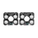 2Pcs 4 Array IR LEDs IR Infrared Illuminator Board for Security Bullet Indoor Outdoor CCTV Camera 2Pcs 4 Array IR LEDs IR Infrared Illuminator Board for Security Bullet Indoor Outdoor CCTV Camera