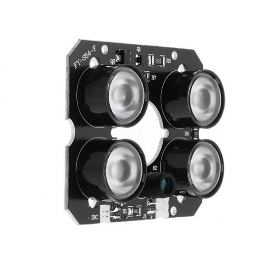 2Pcs 4 Array IR LEDs IR Infrared Illuminator Board for Security Bullet Indoor Outdoor CCTV Camera 2Pcs 4 Array IR LEDs IR Infrared Illuminator Board for Security Bullet Indoor Outdoor CCTV Camera