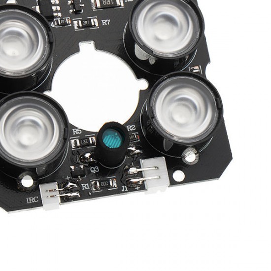 2Pcs 4 Array IR LEDs IR Infrared Illuminator Board for Security Bullet Indoor Outdoor CCTV Camera 2Pcs 4 Array IR LEDs IR Infrared Illuminator Board for Security Bullet Indoor Outdoor CCTV Camera