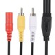 2RCA + Power Audio Video Extension Cable Wire for Security Camera 2RCA + Power Audio Video Extension Cable Wire for Security Camera