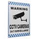 CCTV Warning Sign Security Video Surveillance Camera Safety Sign Reflactive Metal CCTV Warning Sign Security Video Surveillance Camera Safety Sign Reflactive Metal