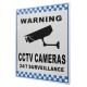 CCTV Warning Sign Security Video Surveillance Camera Safety Sign Reflactive Metal CCTV Warning Sign Security Video Surveillance Camera Safety Sign Reflactive Metal