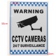 CCTV Warning Sign Security Video Surveillance Camera Safety Sign Reflactive Metal CCTV Warning Sign Security Video Surveillance Camera Safety Sign Reflactive Metal