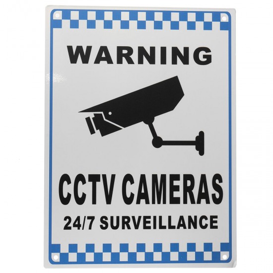CCTV Warning Sign Security Video Surveillance Camera Safety Sign Reflactive Metal CCTV Warning Sign Security Video Surveillance Camera Safety Sign Reflactive Metal