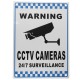 CCTV Warning Sign Security Video Surveillance Camera Safety Sign Reflactive Metal CCTV Warning Sign Security Video Surveillance Camera Safety Sign Reflactive Metal