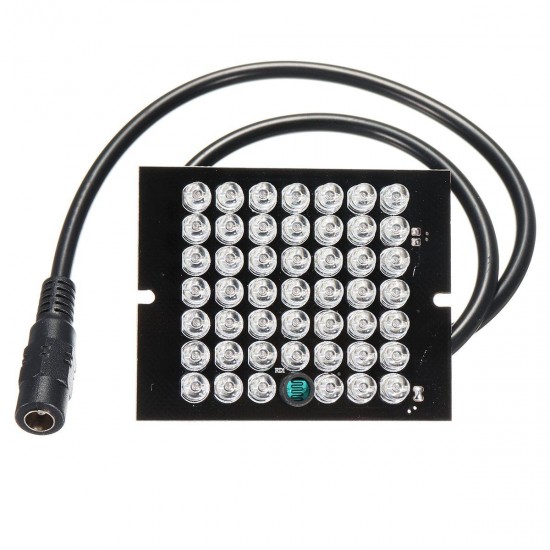 DC 12V 48LED IR 940nm Night Vision Infrared Illuminator Board For CCTV Home Security Camera DC 12V 48LED IR 940nm Night Vision Infrared Illuminator Board For CCTV Home Security Camera