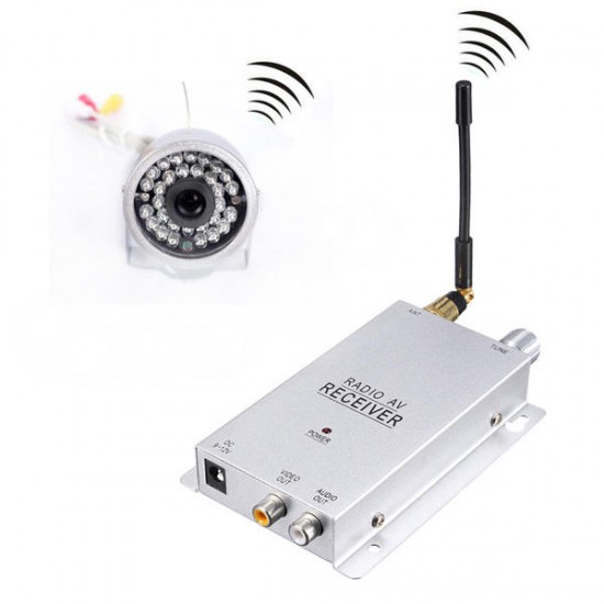 1.2G CCTV Camera 30 LED IR Night Vision Outdoor Wireless CMOS Camera Audio/Video Receiver