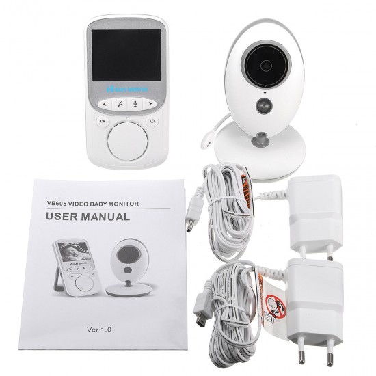 2.4G Digital Wireless Night Vision LCD Audio Video Security Camera Baby Monitor