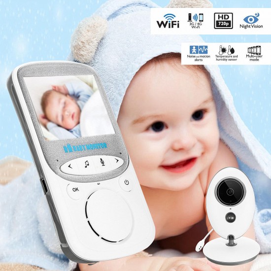 2.4G Digital Wireless Night Vision LCD Audio Video Security Camera Baby Monitor