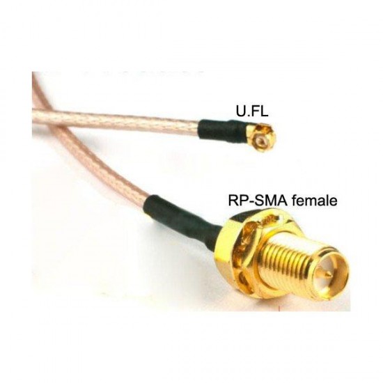 100cm Extension RP SMA Female Bulkhead To U.FL IPX Connector Pigtail Cable