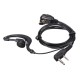 2 Pin PTT Headset Mic Earpiece Earphone for Walkie Talkies