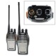 2Pcs Baofeng BF-A5 5W 16CH Walkie Talkie UHF 400-470MHz FM Ham Two-way Radio