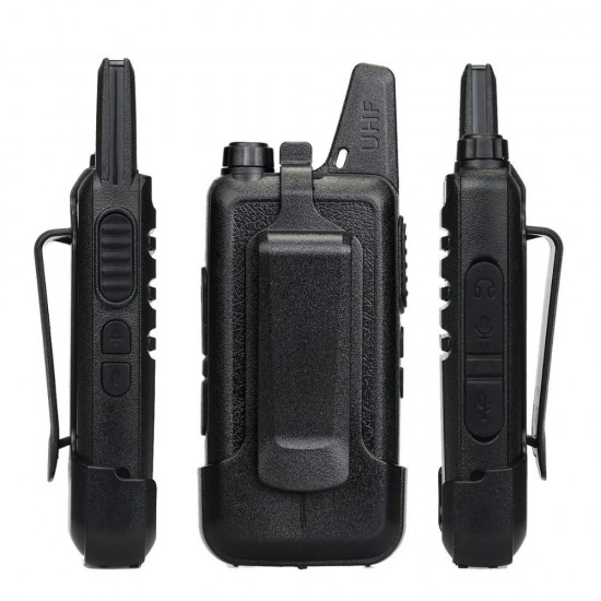 2Pcs Retevis RT22 Walkie Talkie Mini Transceiver UHF 2W VOX CTCSS DCS USB Charging Two Way Radio Communicator