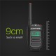 2Pcs Zastone mini9 Walkie Talkie UHF 400-470MHz Two Way Radio FM Transceiver Communicator Radio