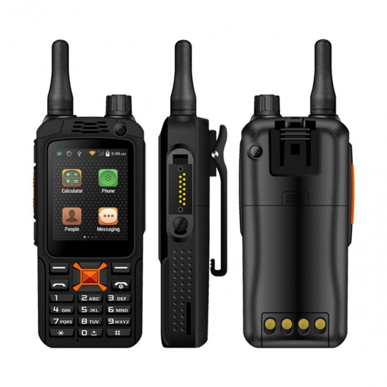 3G Wifi Touch Screen Walkie Talkie USB BT Smartphone GPS Double Cam Zello Rechargeable