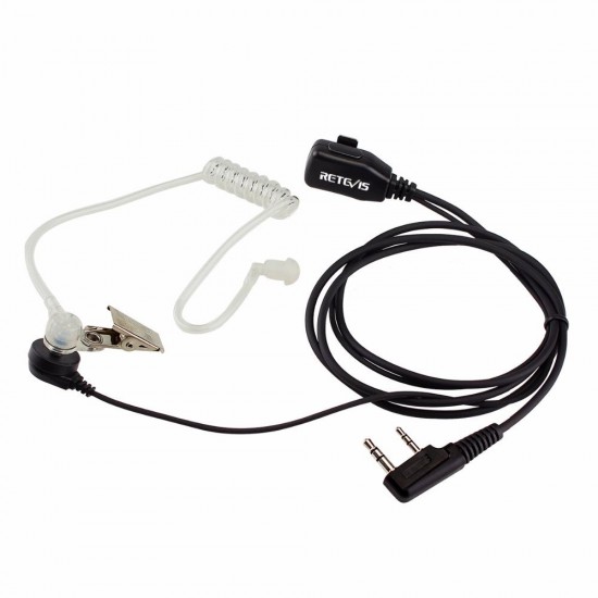 Retevis PTT MIC Air Acoustic Tube In-ear Earpiece for KENWOOD BAOFENG UV-5R BF-888s Retevis H777 RT22 HYT Walkie Talkie C9003A Retevis PTT MIC Air Acoustic Tube In-ear Earpiece for KENWOOD BAOFENG UV-5R BF-888s Retevis H777 RT22 HYT Walkie Talkie C9003A