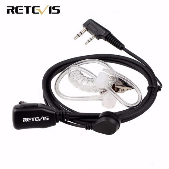 Retevis PTT MIC Air Acoustic Tube In-ear Earpiece for KENWOOD BAOFENG UV-5R BF-888s Retevis H777 RT22 HYT Walkie Talkie C9003A Retevis PTT MIC Air Acoustic Tube In-ear Earpiece for KENWOOD BAOFENG UV-5R BF-888s Retevis H777 RT22 HYT Walkie Talkie C9003A