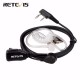 Retevis PTT MIC Air Acoustic Tube In-ear Earpiece for KENWOOD BAOFENG UV-5R BF-888s Retevis H777 RT22 HYT Walkie Talkie C9003A Retevis PTT MIC Air Acoustic Tube In-ear Earpiece for KENWOOD BAOFENG UV-5R BF-888s Retevis H777 RT22 HYT Walkie Talkie C9003A