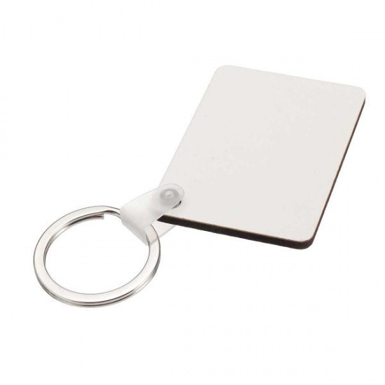 10x Rectangle Blank MDF Board Key Ring Heat Transfer Printing Key Rings For Heat Press Machine 10x Rectangle Blank MDF Board Key Ring Heat Transfer Printing Key Rings For Heat Press Machine