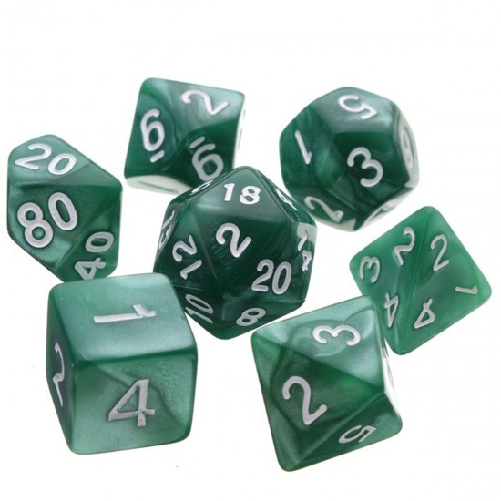 42pcs Polyhedral TRPG Game Dice Sets 4D 6D 8D 10D 12D 20D Multi side