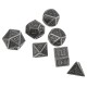 7Pcs Antique Color Solid Metal Heavy Dice Set Polyhedral Dices Role Playing Games Dice Gadget RPG