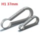BANG TI H1 37mm Titanium Quick Release Keychain Belt Loop Hook Key Clip