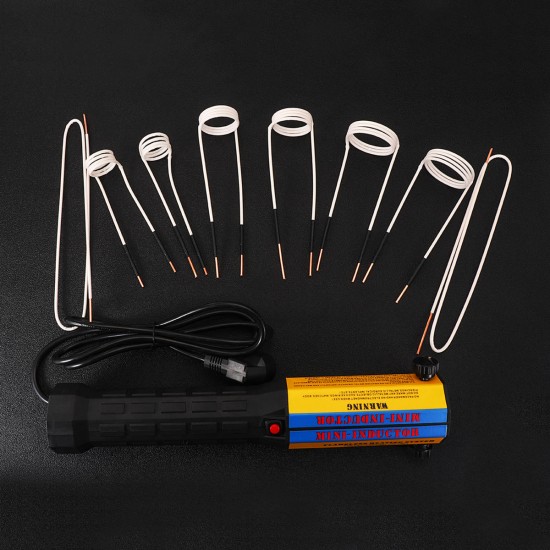 1000W 220V/110V Mini Ductor Induction Heater Hand Heldhigh Frequency with 6 Coils Kits