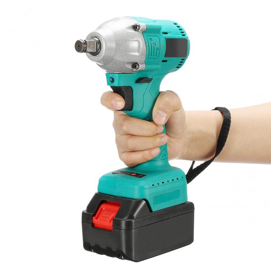 100V-240V Brushless Impact Wrench 14800mAH 360nm Electric Cordless Wrench Kit  Li-Ion Battery Rechargeable
