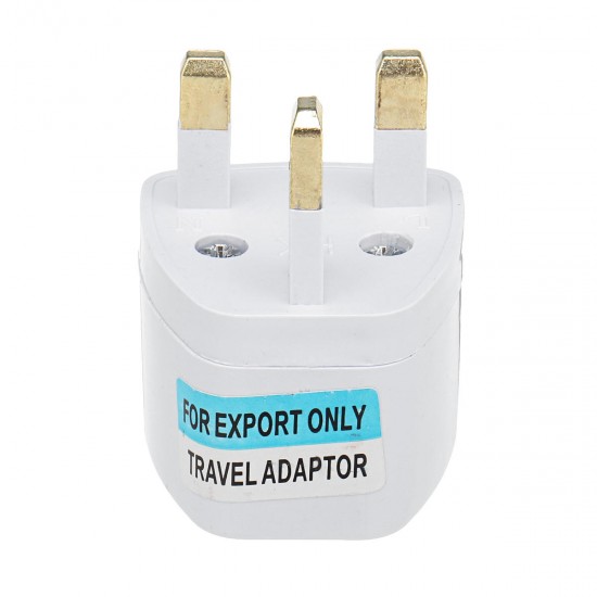 10A 250V Travel Universal Power Outlet Adapter UK/US/EU to Universal Plug Socket Converter