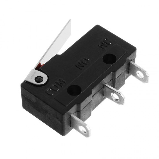 10pcs 5A 250V 3 Pin Tact Switch Sensitive Microswitch Micro Switches Handle KW11-3Z Limit Switch