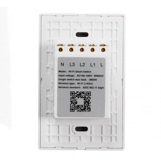 110-240V Wireless Remote Control Smart Wall Light Switch Works with Amazon Alexa US Standard 110-240V Wireless Remote Control Smart Wall Light Switch Works with Amazon Alexa US Standard