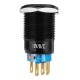 19MM Push Button Switch 12V LED Self Lock Switch IP65 Waterproof Metal On-off Switch 19MM Push Button Switch 12V LED Self Lock Switch IP65 Waterproof Metal On-off Switch