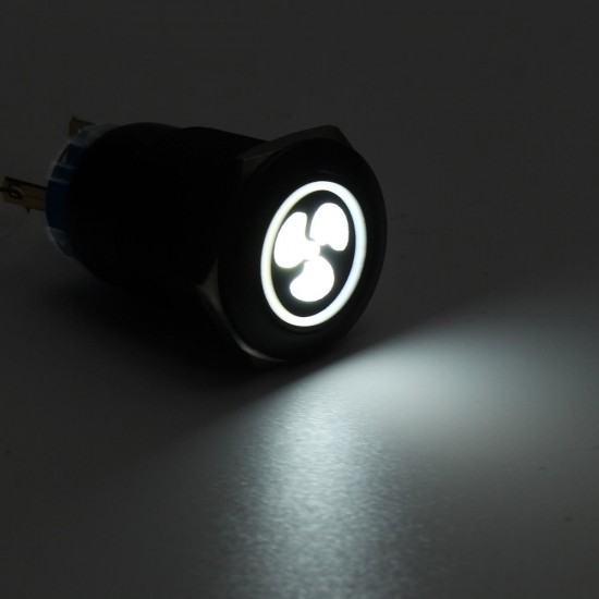 19MM Push Button Switch 12V LED Self Lock Switch IP65 Waterproof Metal On-off Switch 19MM Push Button Switch 12V LED Self Lock Switch IP65 Waterproof Metal On-off Switch