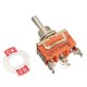 3-Pin 15A/250V Metal Toggle Rocker Switch ON-ON/ON-OFF-ON