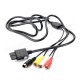 6ft AV TV S-Video AV Cable for Super Nintendo Gamecube 64 SNES NGC N64