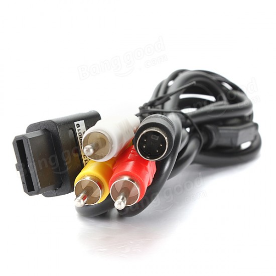 6ft AV TV S-Video AV Cable for Super Nintendo Gamecube 64 SNES NGC N64