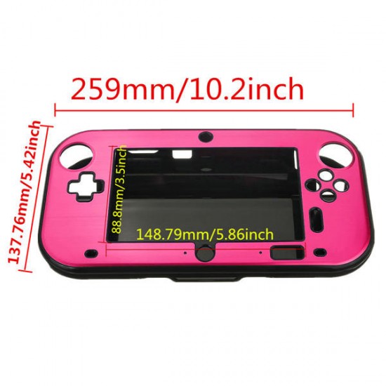 Aluminum Case Cover for Nintendo Wii U Gamepad Remote Controller