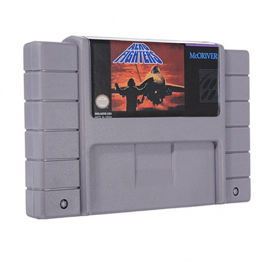 Aero Fighters 16 Bit 46 Pin Game Cartridge Card for SFC SNES NTSC System